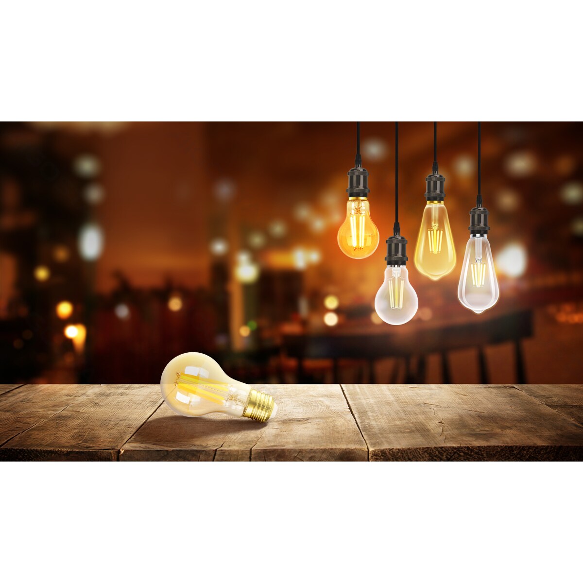 inteligentna żarówka wb g45 e27 wi-fi (bursztynowa)