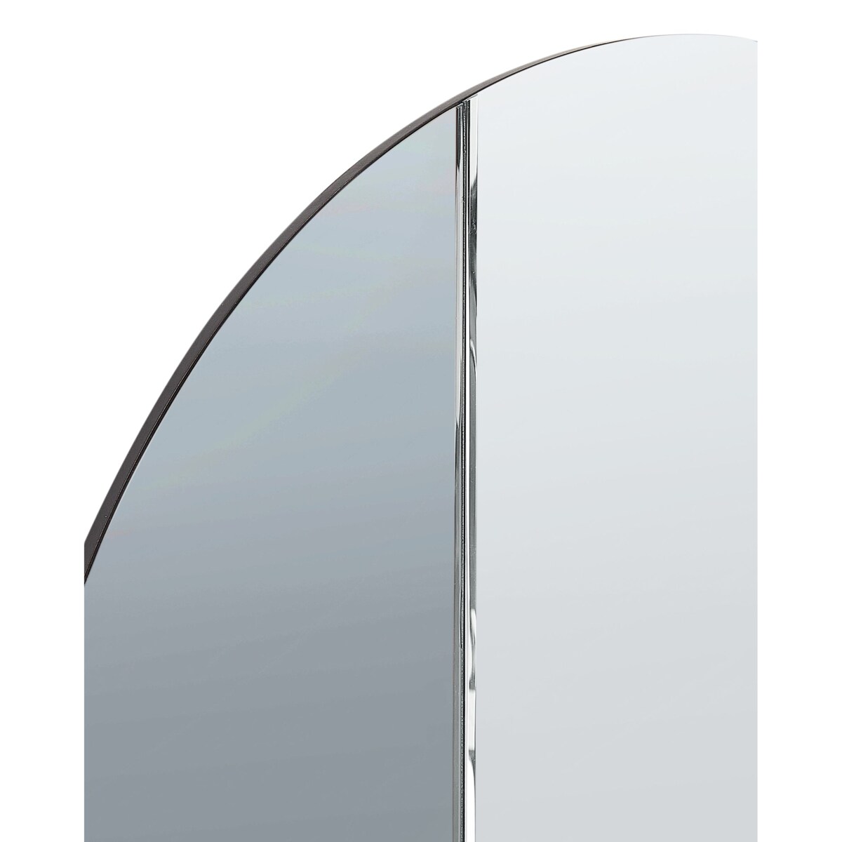 Okrągłe lustro ścienne 79 cm niebieskie CHARRON