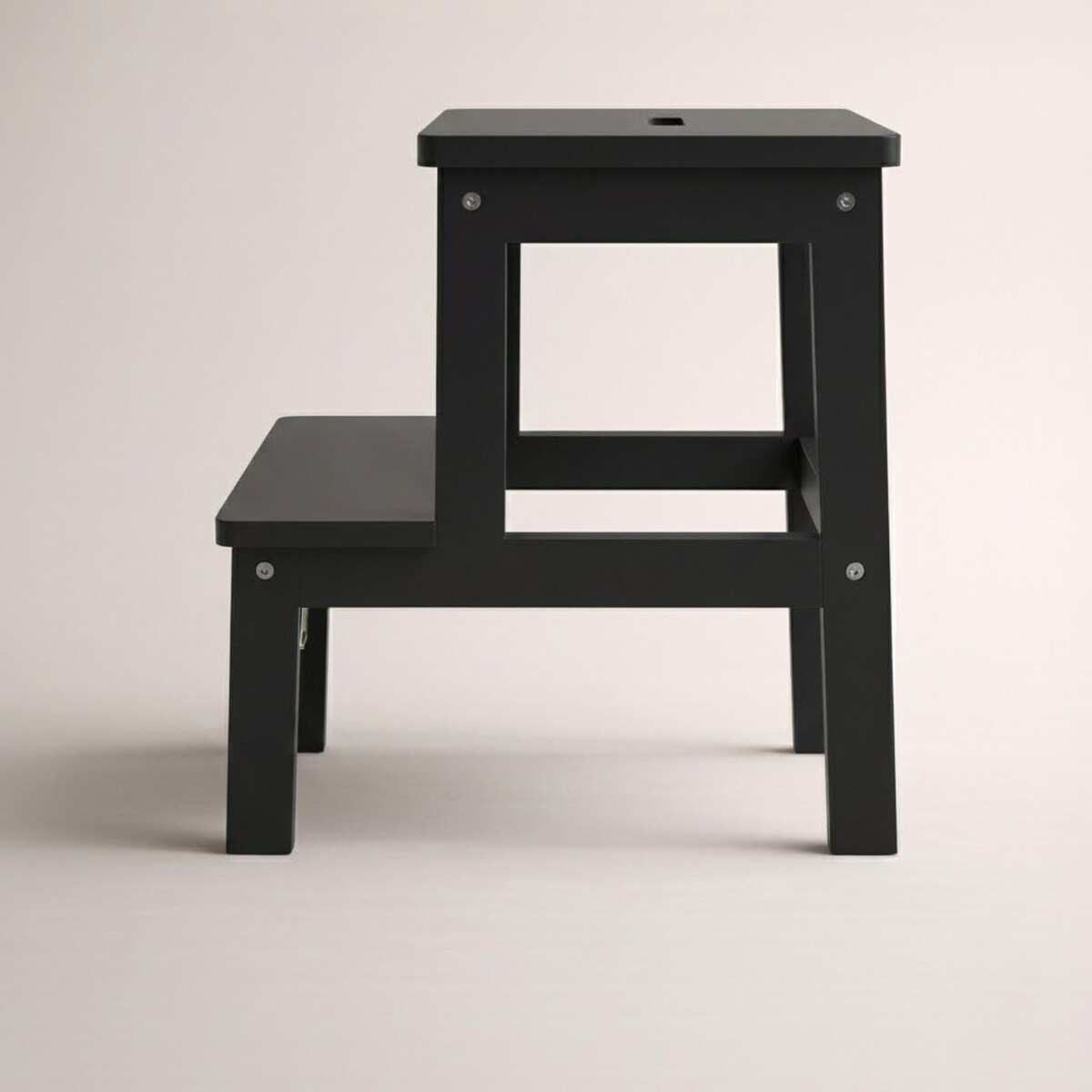 Bambusowy taboret ze schodkiem KROK, wys. 46 cm