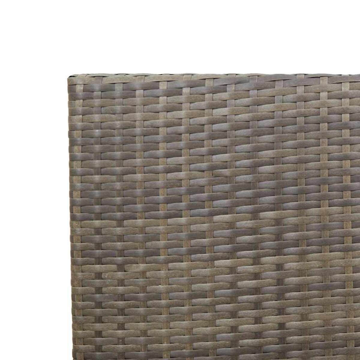 vidaXL Zestaw krzeseł ogrodowych 2 pcs Szary i brązowy