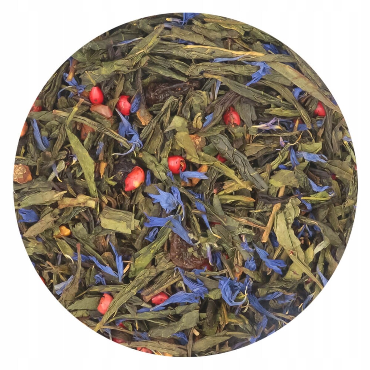 Herbata zielona JAGODOWE MARZENIE o smaku jagód z nutą cynamonu PREMIUM - herbata liściasta sypana mieszanka napar susz - gotowa na prezent upominek