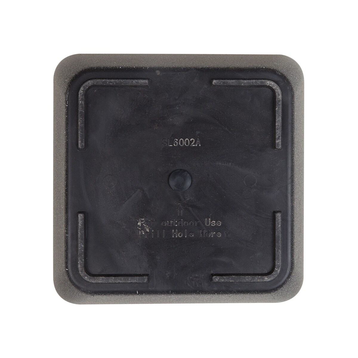 Doniczka 42 x 42 x 42 cm ciemnoszara ZELI