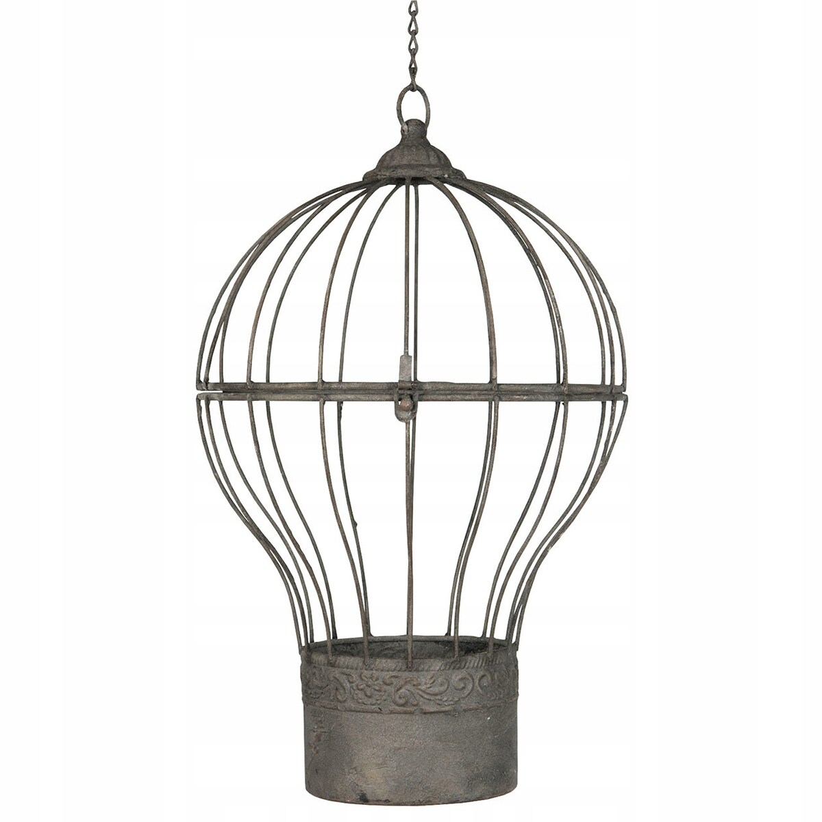KWIETNIK KLATKA BALON do zawieszenia postawienia retro loft na bonsai
