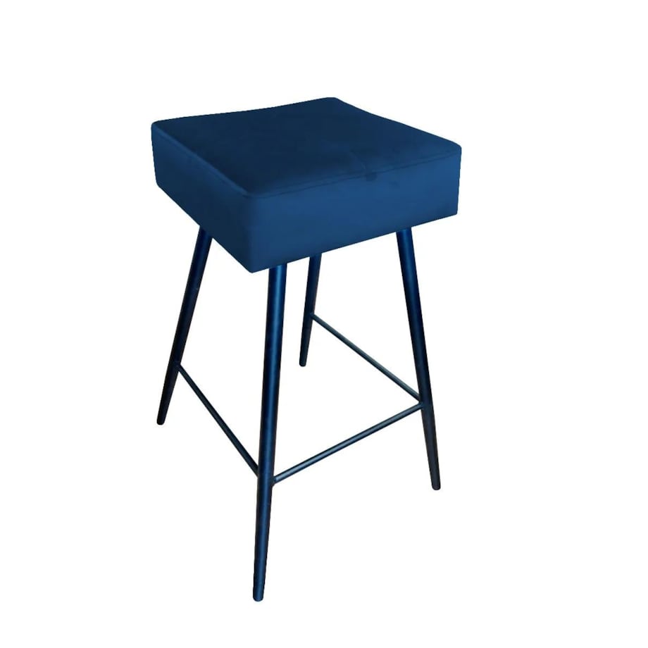 Hoker niski OLIMP VELVET granatowy