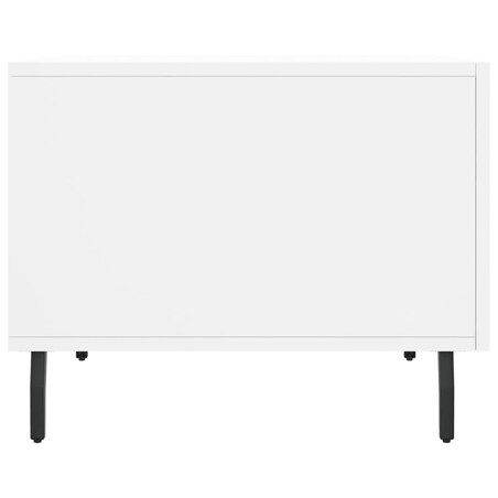 vidaXL Stolik kawowy, biały, 50x50x40 cm, materiał drewnopochodny