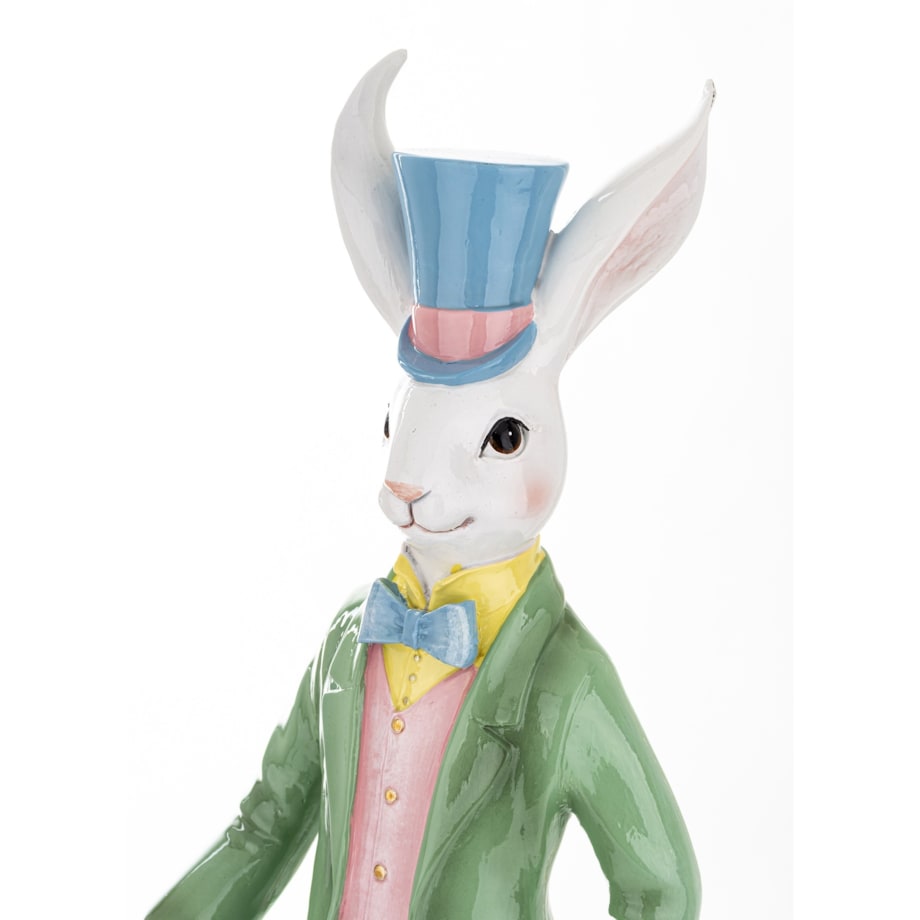 Dekoracja - królik z parasolem 44,5x15x10,5 cm