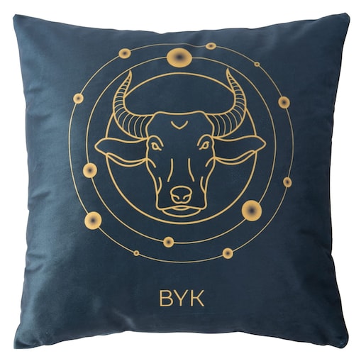 Poszewka dekoracyjna 40x40 Znak zodiaku Byk