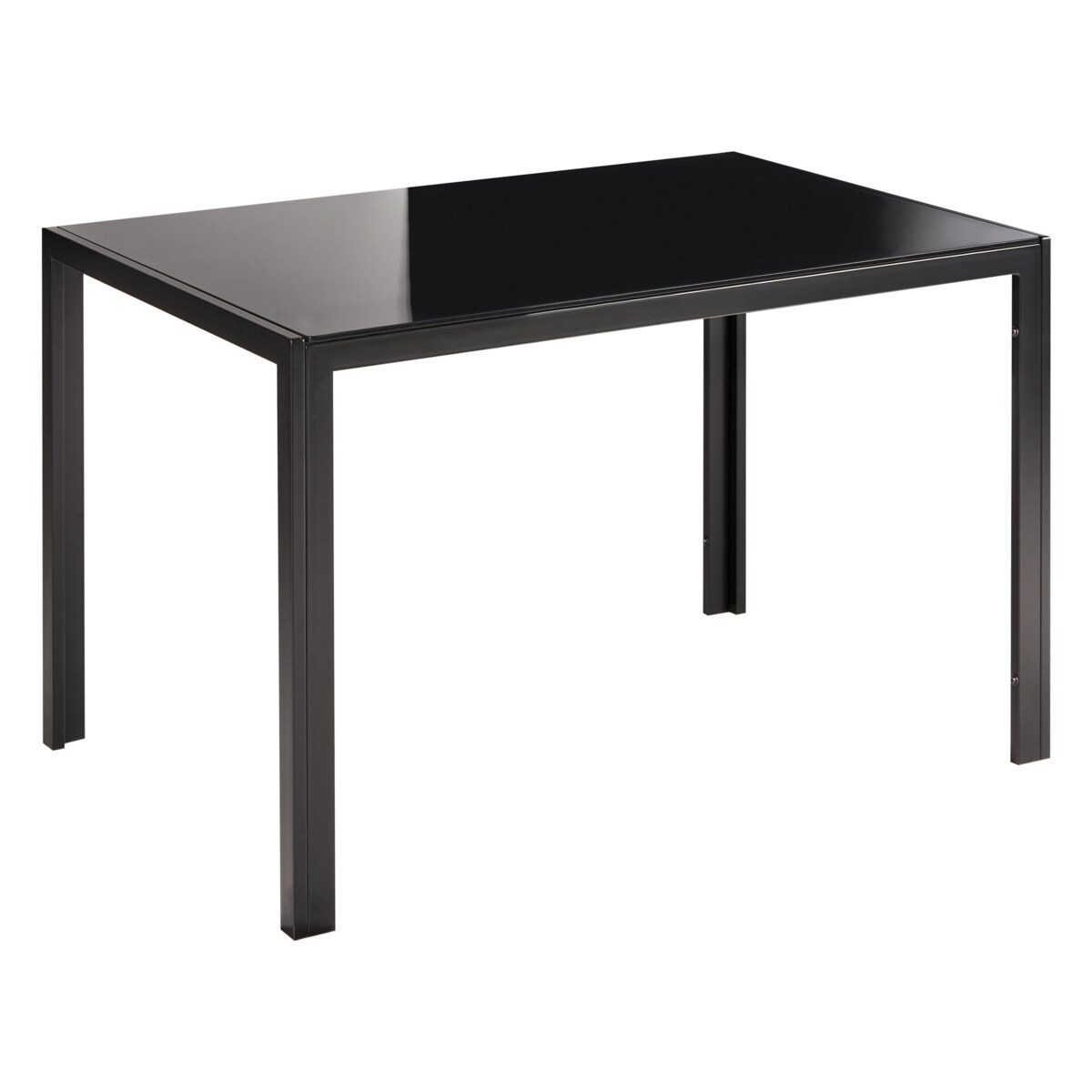 Stół do jadalni LAVOS Czarny 80 cm 120 cm Metal