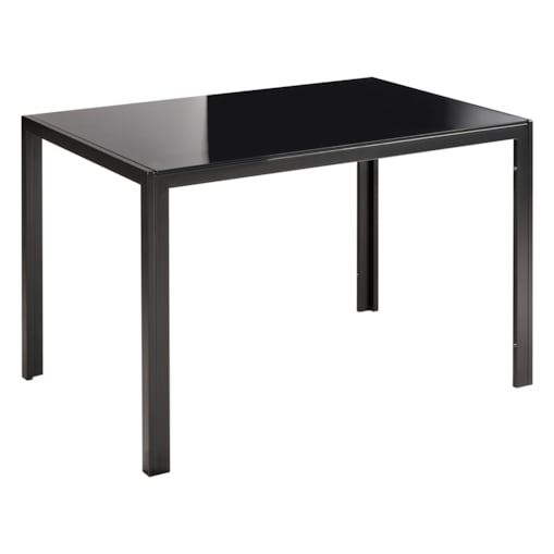 Stół do jadalni LAVOS Czarny 80 cm 120 cm Metal