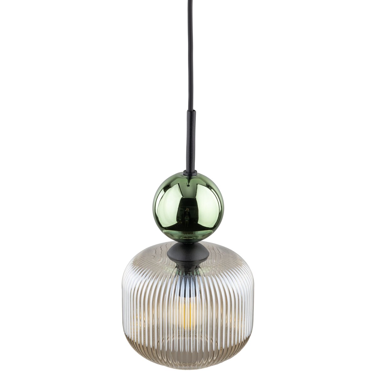 Lampa Wisząca SOPHIA Green Cognac 1xE14 LED TK Lighting