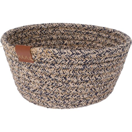 Kosz do przechowywania, pleciony z bawełny, 18 x 8 cm