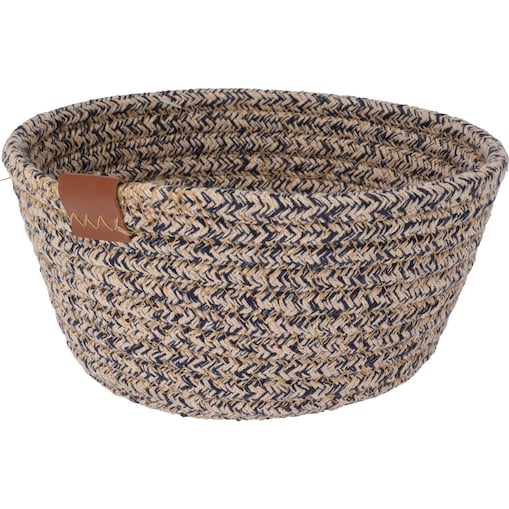 Kosz do przechowywania, pleciony z bawełny, 18 x 8 cm