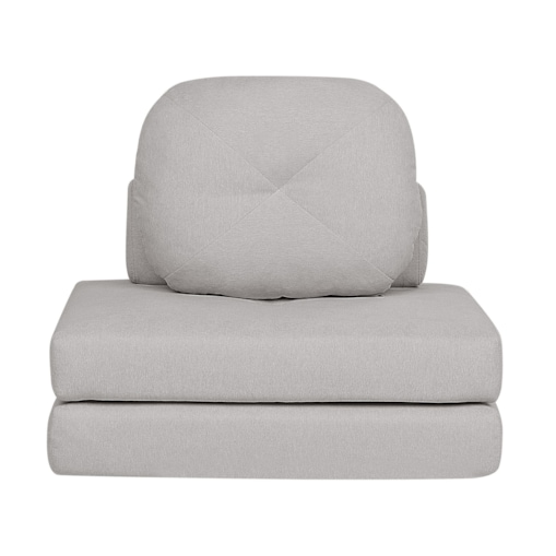 Sofa rozkładana jednoosobowa jasnoszara OLDEN