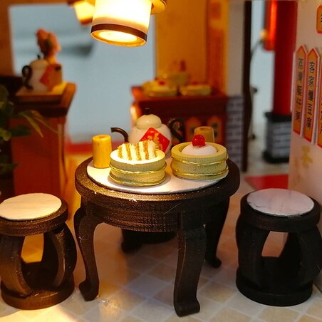 Miniaturowy domek DIY - Sushi & ramen ryokan - Smaki Azji