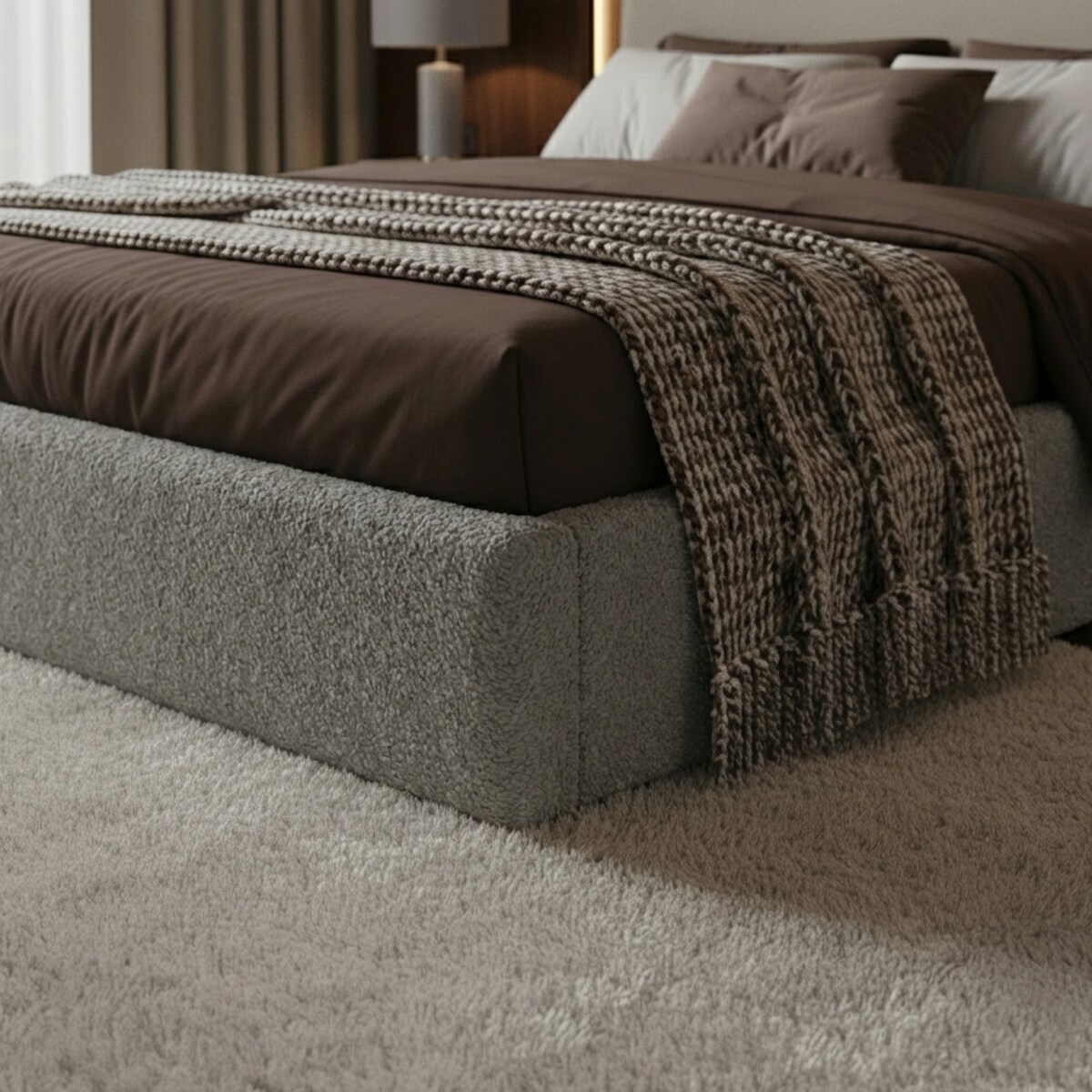 Łóżko Tapicerowane Grand 160X200 Stelaż Pojemnik Na Pościel Loop 17