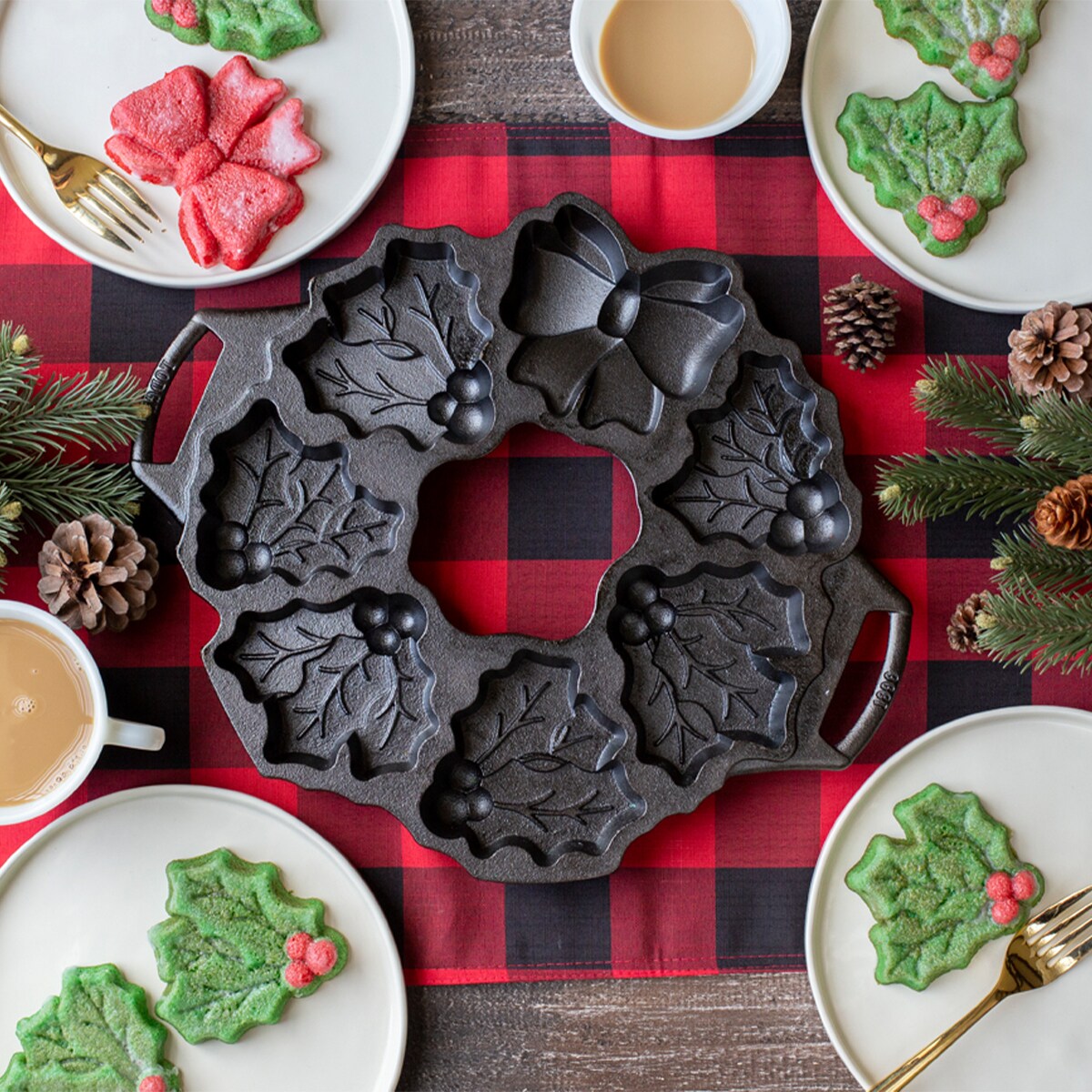 Forma żeliwna Wieniec Adwentowy / Lodge