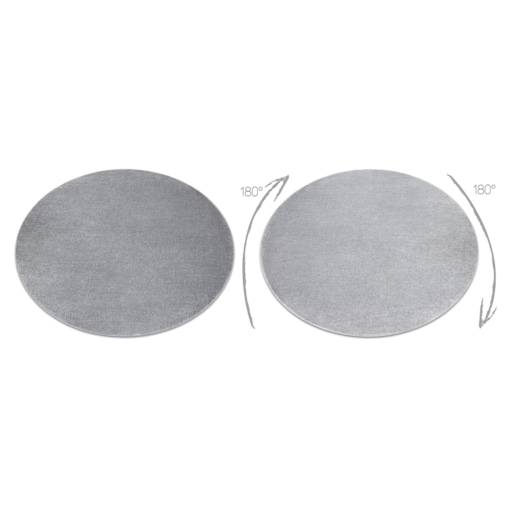 Dywan SOFTY koło Jednolity, jednokolorowy koło 150 cm