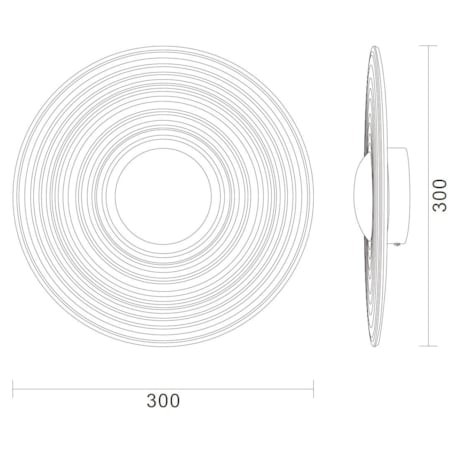 Lampa wisząca SUNBLAST - LED 20 cm, złota