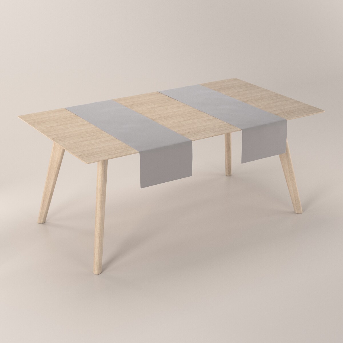 Bieżnik prostokątny 40x130 gołębi szary