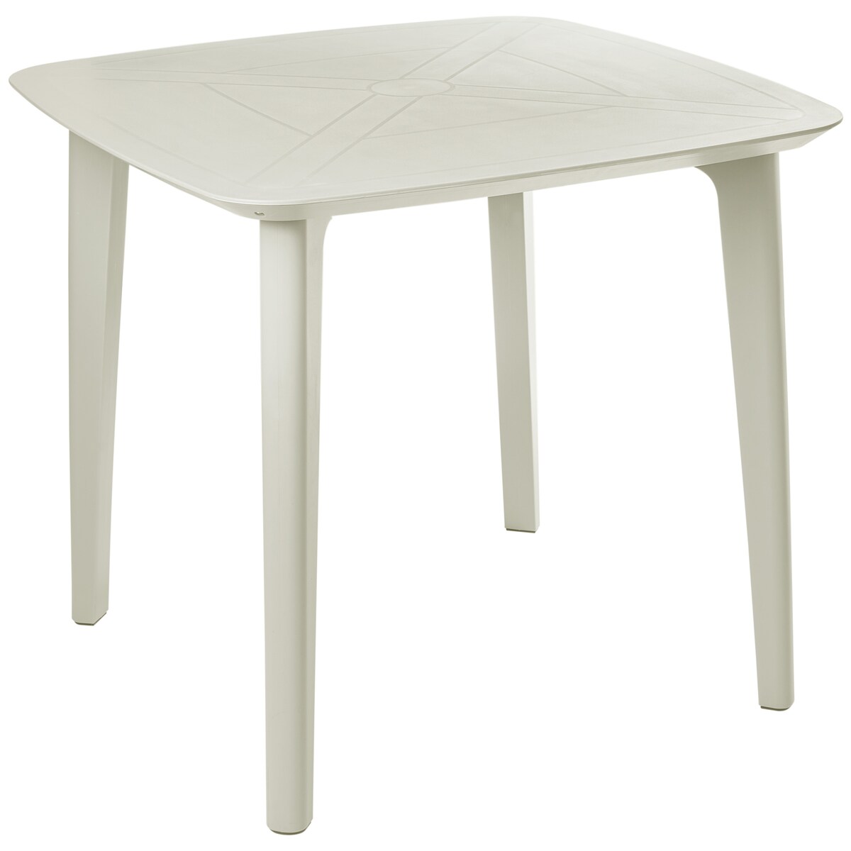 Stół ogrodowy SORICO 86 cm 86 cm Jasnobeżowy