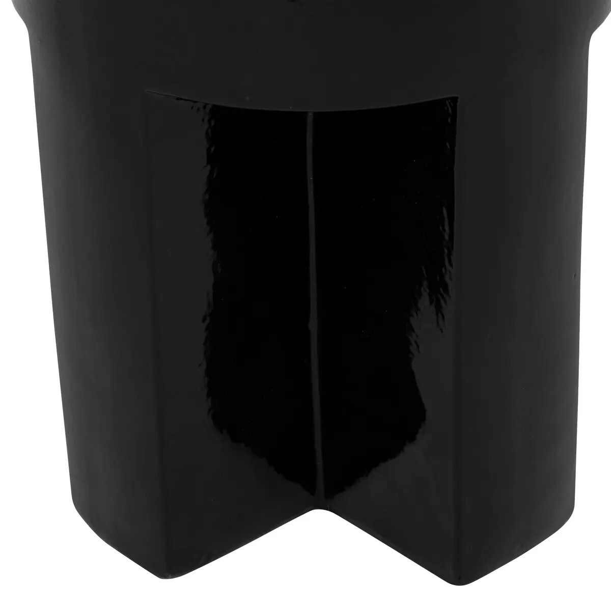 Stolik pomocniczy kamionka czarny Tananei 41x34x34cm