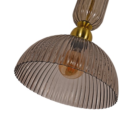 Lampa sufitowa wisząca Light Prestige Piega dymny 1 x E27 1 szt.