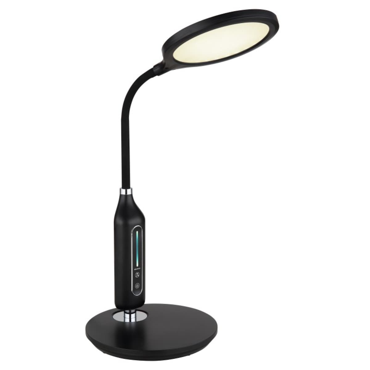 Lampa biurkowa LED Globo FRUGGY 9W czarna ściemniana dotykowo 3000-6500K 800 lm regulowane ramię