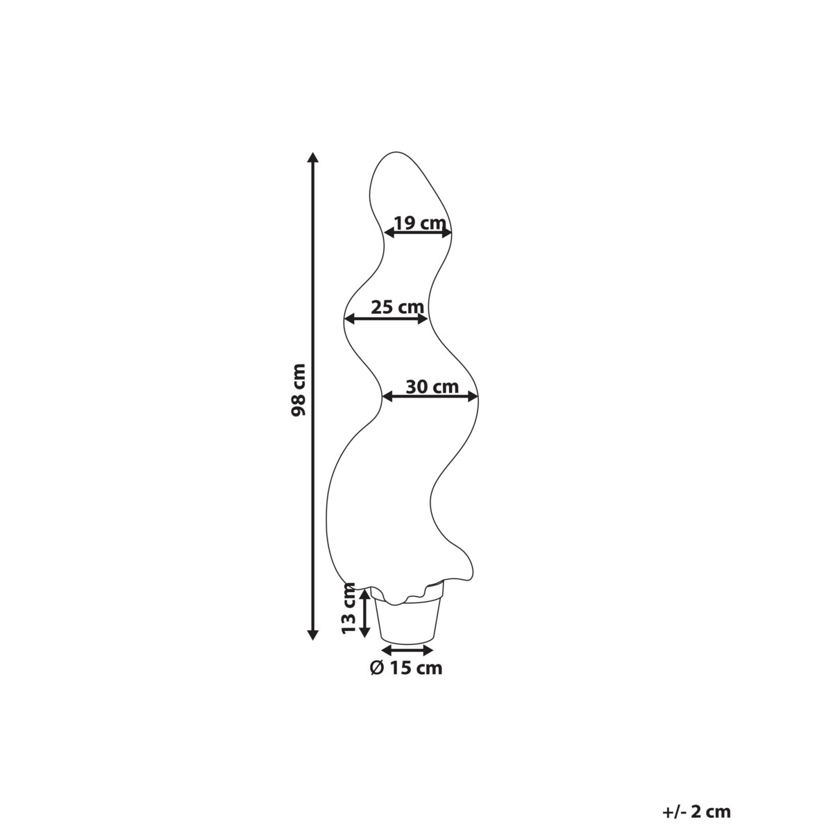 Sztuczna roślina doniczkowa 98 cm BUXUS SPIRAL TREE