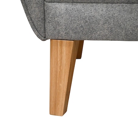 Fotel nowoczesny Romeo - szary - 82cm x 113cm x 94cm