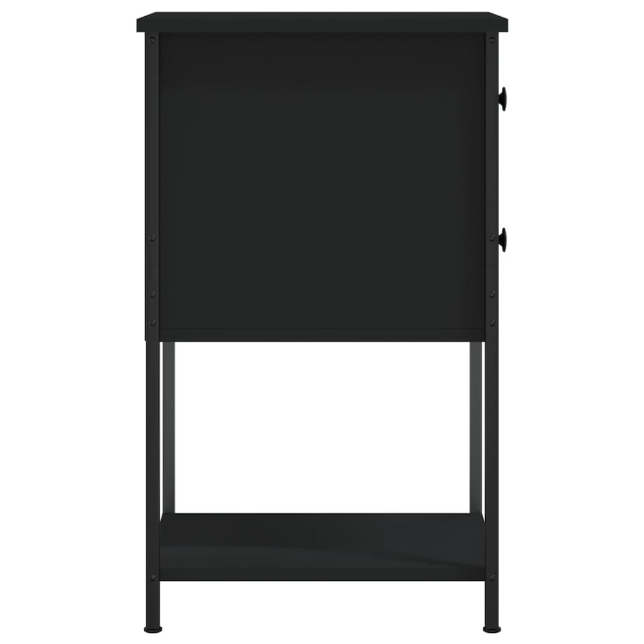 vidaXL Szafki nocne, 2 szt., czarne, 32x42x70 cm