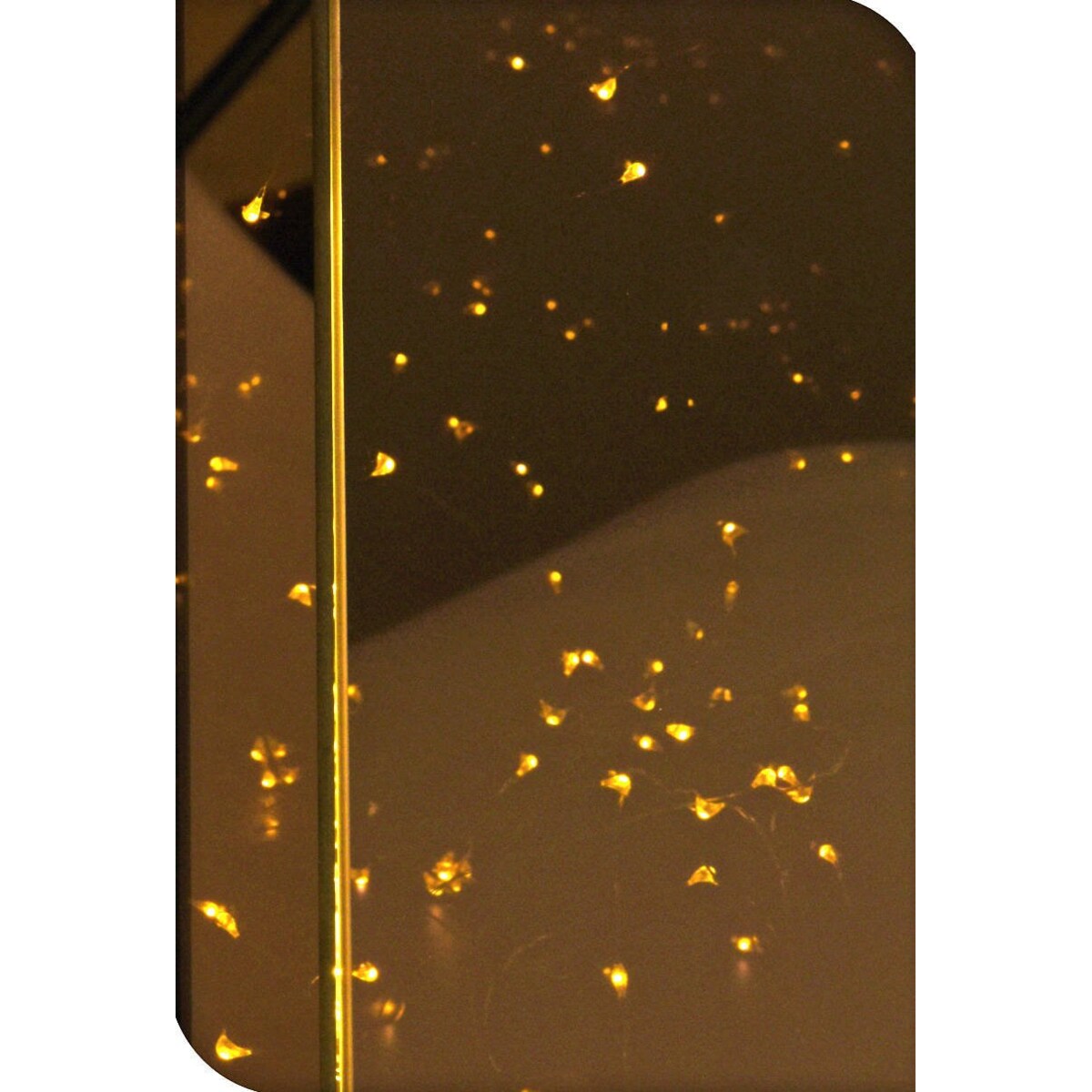 Lampion metalowy z oświetleniem LED