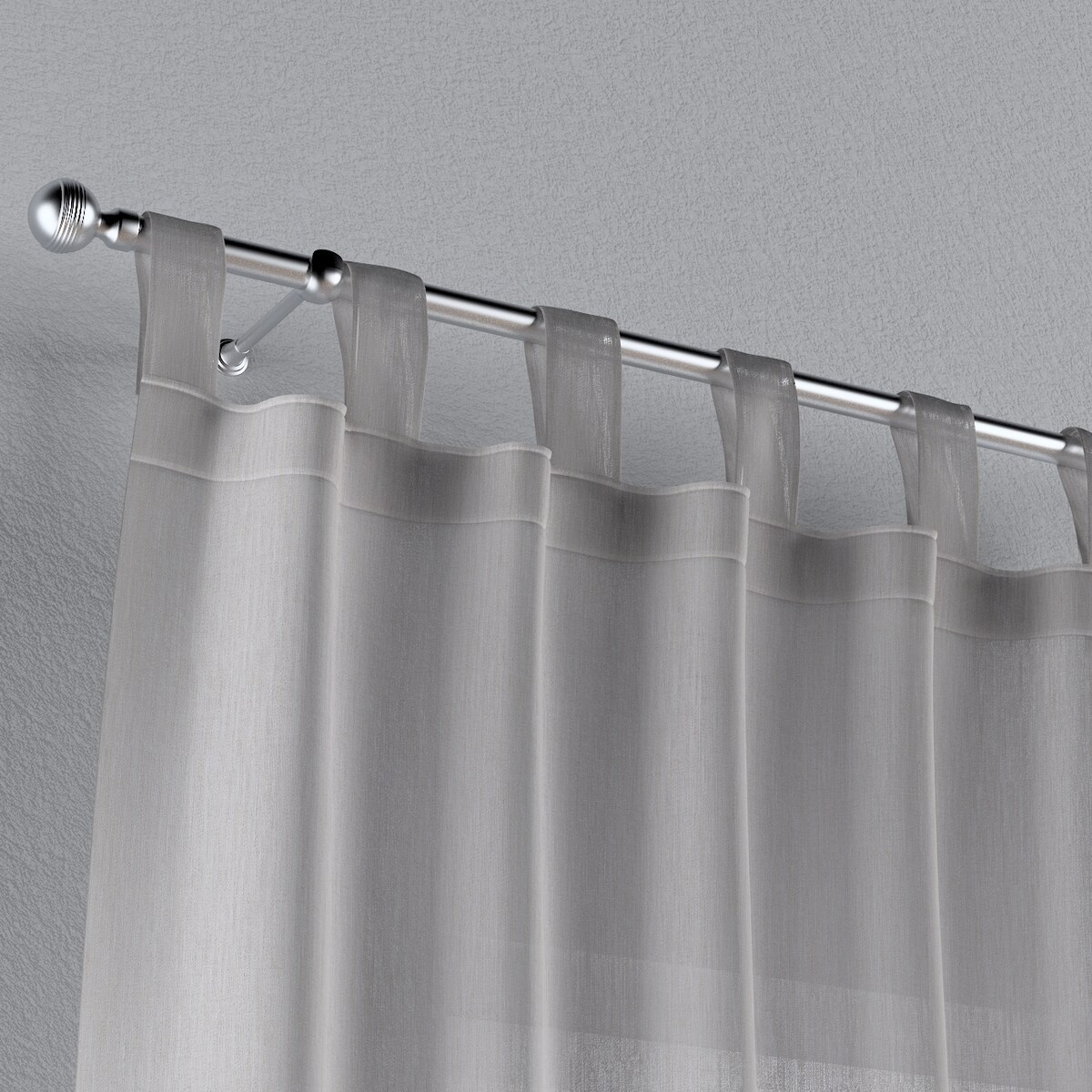 Zasłona na szelkach 1 szt. 130x260 ecru