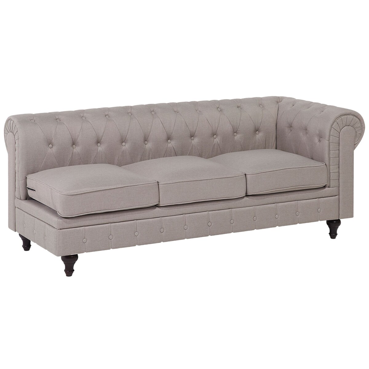 Narożnik prawostronny beżowy CHESTERFIELD