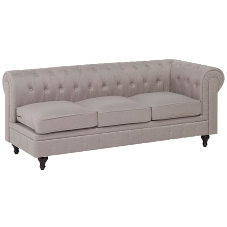 Narożnik prawostronny beżowy CHESTERFIELD