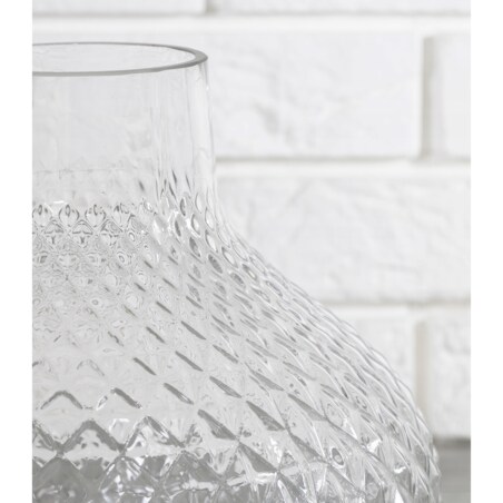 WAZON GRON szklany przezroczysty śr. 19cm