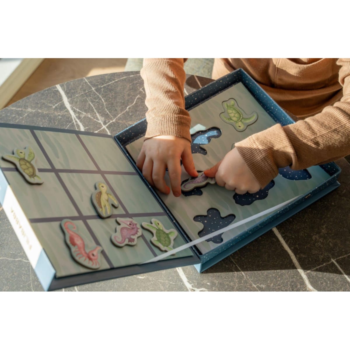 Filibabba Gra magnetyczna Kółko i krzyżyk Sea Friends