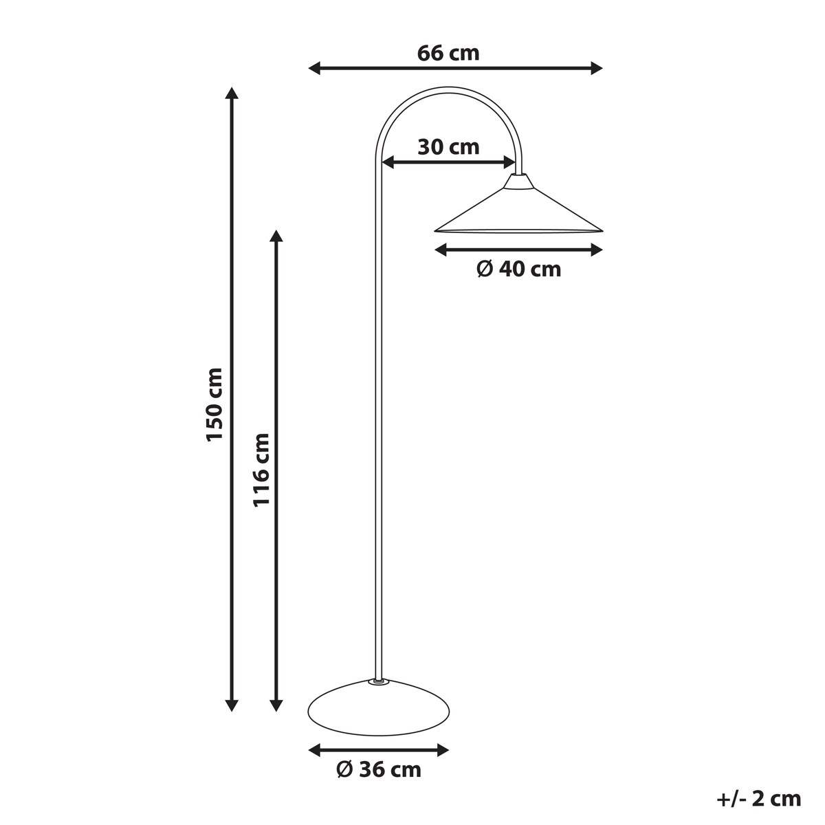 Lampa podłogowa SAVEGRE Metal Srebrny