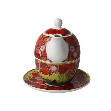 Zestaw do parzenia herbaty R.Wachtmeister - Innamorati tra i papaveri - Goebel