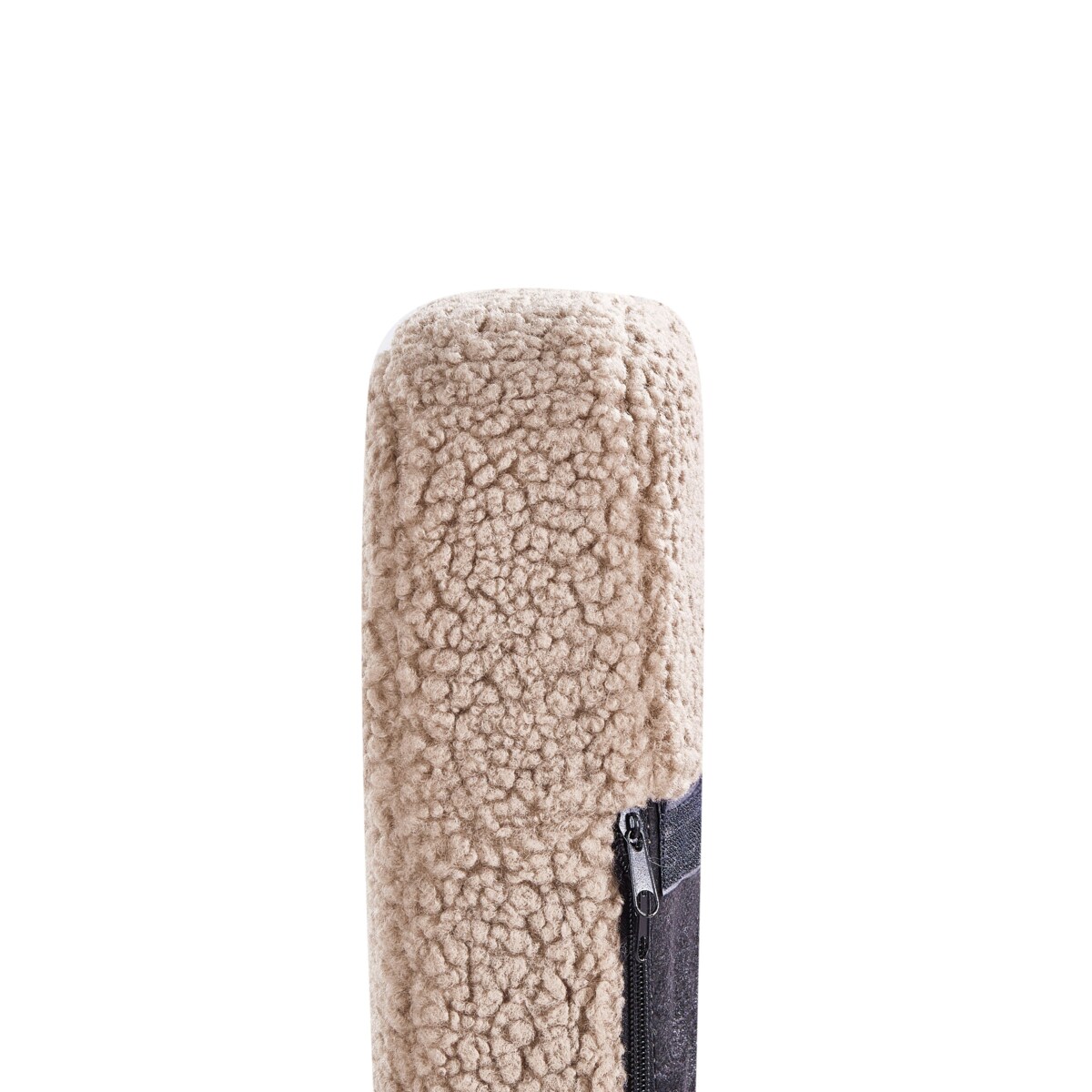 Fotel bujany LUOMA Boucle Beżowy