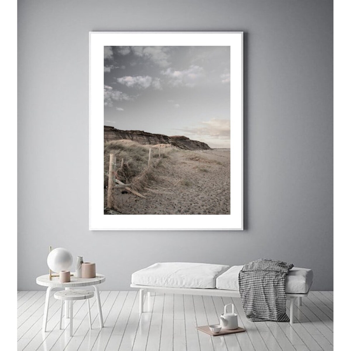 Poster Story, Plakat, Obraz - Plaża Obok Klifu, wymiary 30 x 42 cm