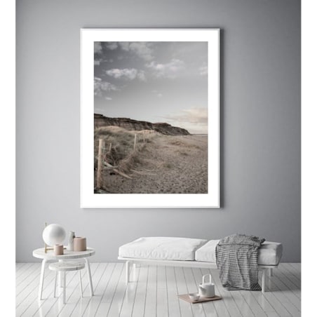 Poster Story, Plakat, Obraz - Plaża Obok Klifu, wymiary 30 x 42 cm