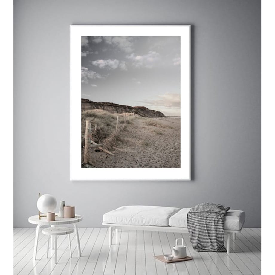 Poster Story, Plakat, Obraz - Plaża Obok Klifu, wymiary 30 x 42 cm