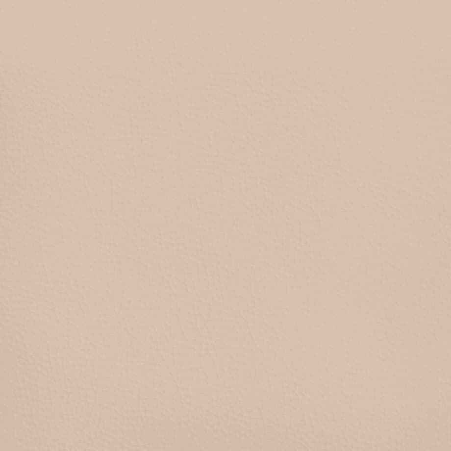 vidaXL Rama łóżka z zagłówkiem, cappuccino, 200x200 cm, sztuczna skóra