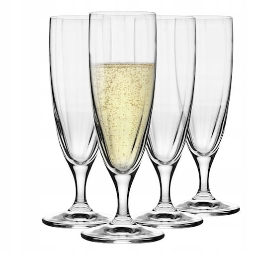 Kieliszki do szampana wina prosecco KROSNO Prima LUMI 4szt 160ml ZESTAW