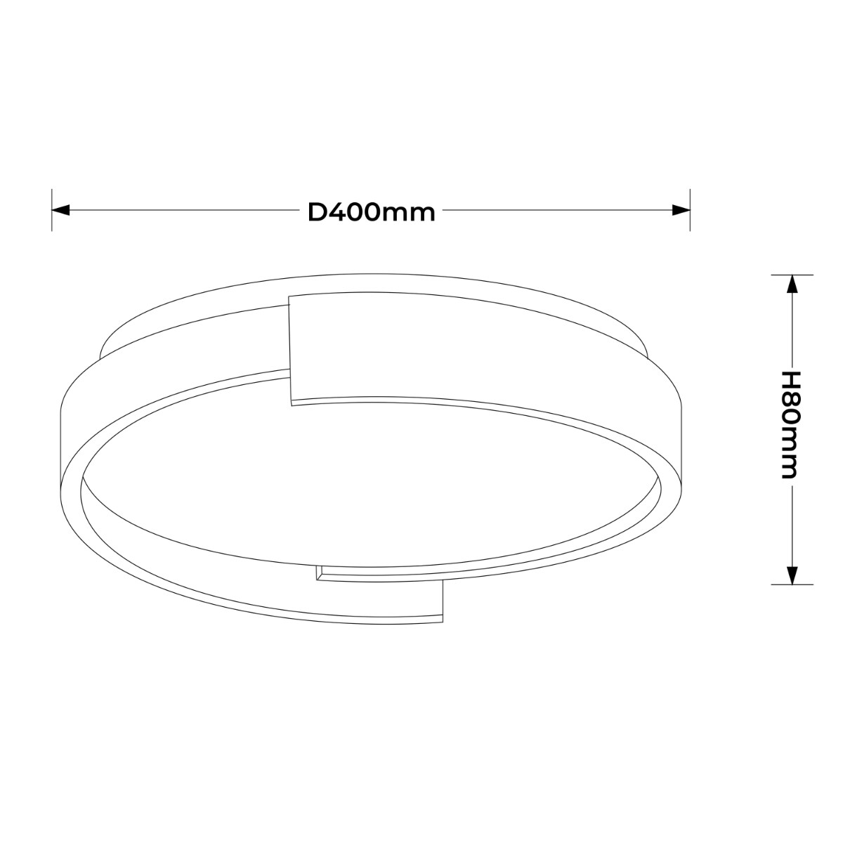 Plafon Light Prestige Halo biały LED CCT 3000K/4000K/6000K (regulowana) 1 szt.
