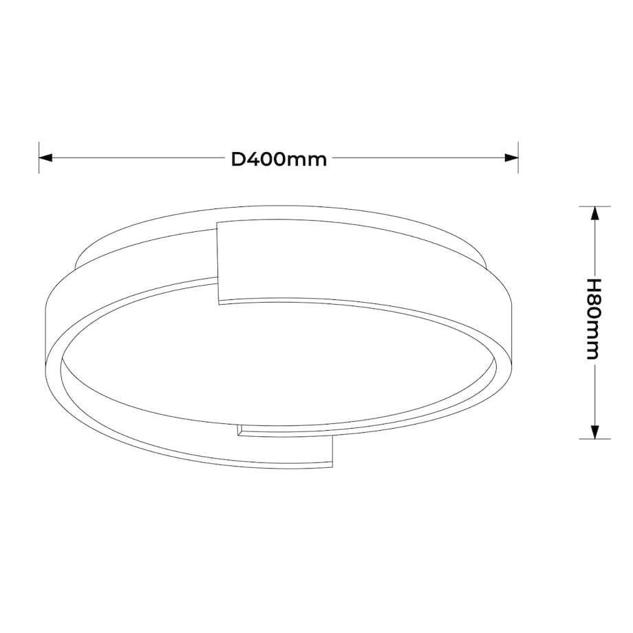 Plafon Light Prestige Halo biały LED CCT 3000K/4000K/6000K (regulowana) 1 szt.