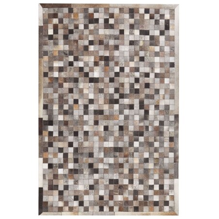 Dywan patchwork skórzany 160 x 230 cm wielokolorowy ARMUTLU