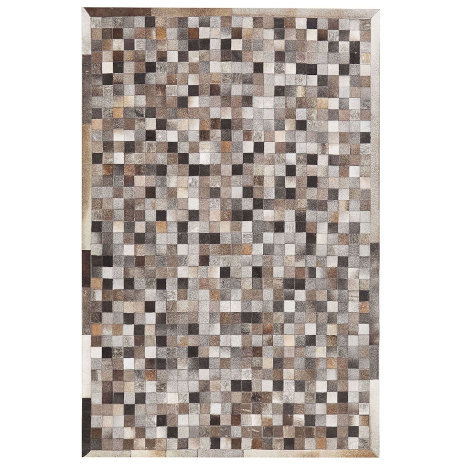 Dywan patchwork skórzany 160 x 230 cm wielokolorowy ARMUTLU