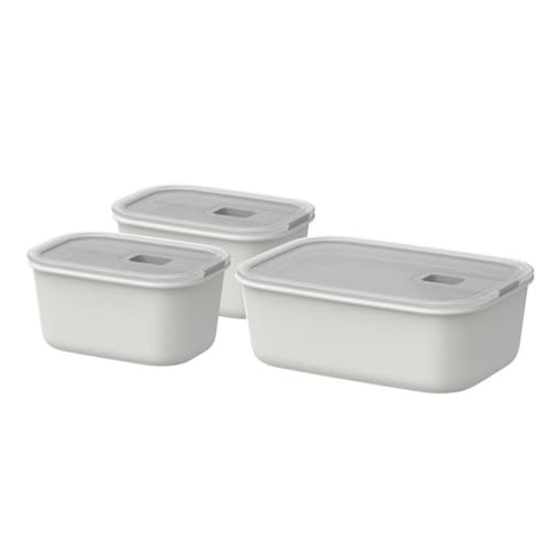 Zestaw trzech pojemników EasyClip 2.0 2x450ml + 1000ml White