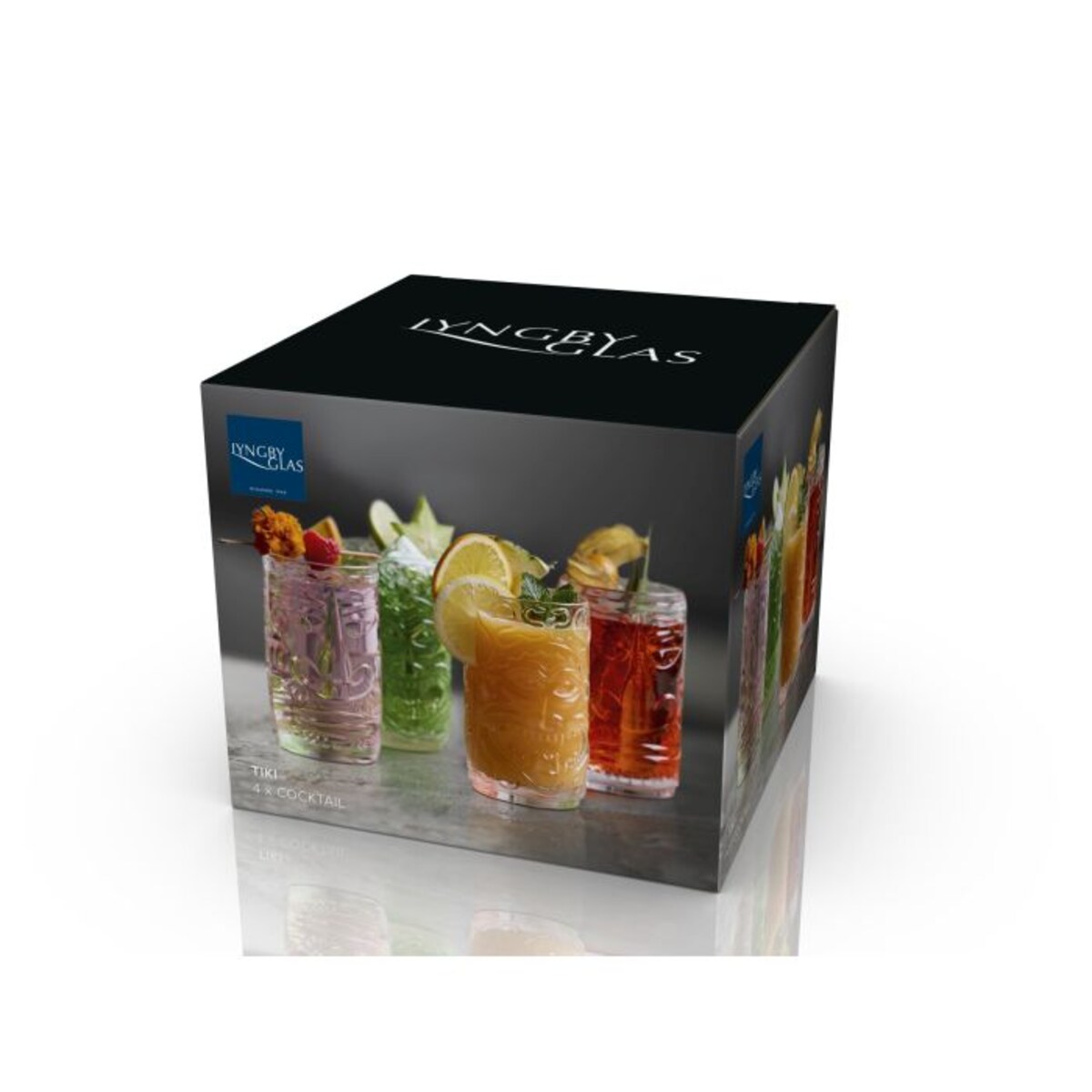 Szklanki do drinków ze szkła kryształowego Tiki 450 ml 4 sztuki 33783